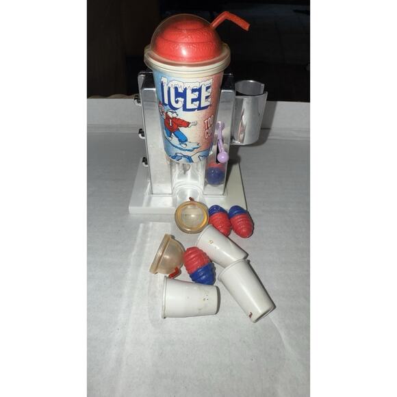 Mattel BARBIE MINI MART Kitchen Littles 1997 Icee Slushie MachineHTF Rare - Picture 1 of 11